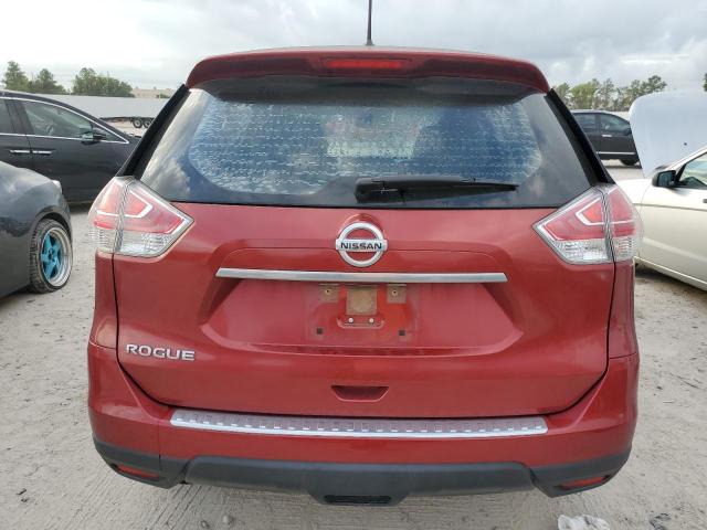 JN8AT2MTXGW002281 - 2016 NISSAN ROGUE S RED photo 6