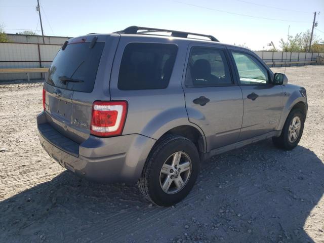 1FMCU49H78KD50805 - 2008 FORD ESCAPE HEV GRAY photo 3