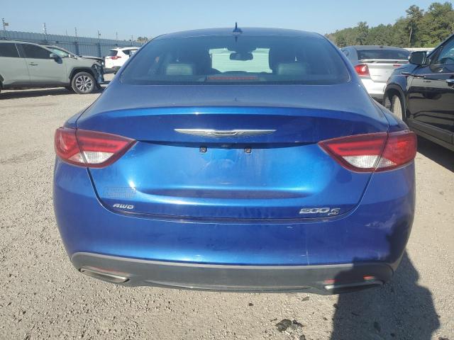 1C3CCCDG4FN557037 - 2015 CHRYSLER 200 S BLUE photo 6