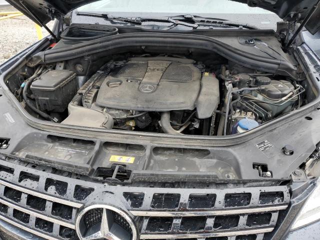 4JGDA5HB0EA359895 - 2014 MERCEDES-BENZ ML 350 4MATIC GRAY photo 12
