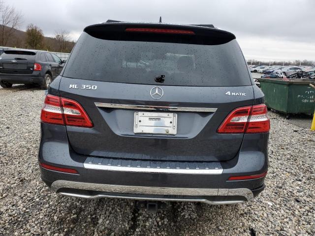 4JGDA5HB0EA359895 - 2014 MERCEDES-BENZ ML 350 4MATIC GRAY photo 6