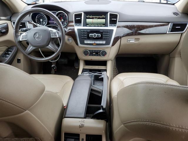 4JGDA5HB0EA359895 - 2014 MERCEDES-BENZ ML 350 4MATIC GRAY photo 8