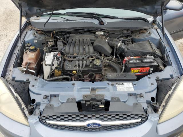 1FAFP53U71A109994 - 2001 FORD TAURUS SE BLUE photo 11