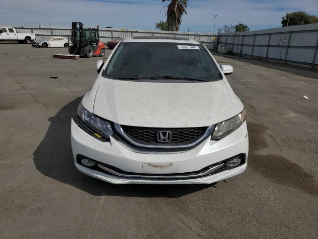 19XFB2F99FE230576 - 2015 HONDA CIVIC EXL თეთრი ფოტო 5