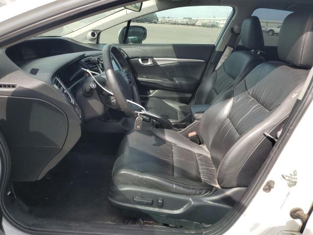 19XFB2F99FE230576 - 2015 HONDA CIVIC EXL თეთრი ფოტო 7