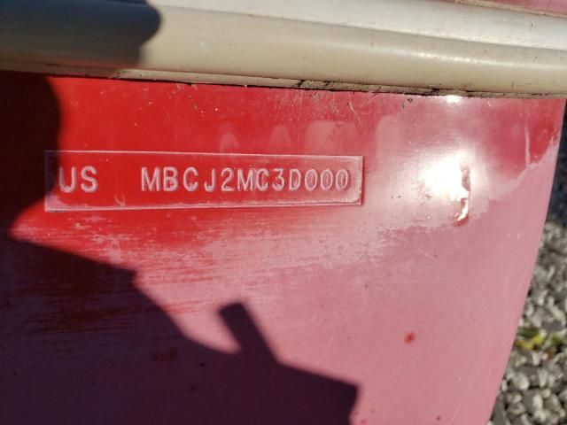 MBCJ2MC3D000 - 2000 MAST CRAFT BOAT RED photo 10