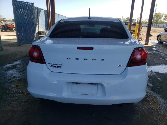 1C3CDZCB4EN162506 - 2014 DODGE AVENGER SXT WHITE photo 6