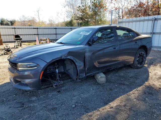 2C3CDXHG9FH722460 - 2015 DODGE CHARGER SXT GRAY photo 1