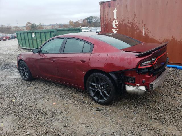 2C3CDXBG3NH110617 - 2022 DODGE CHARGER SXT MAROON photo 2