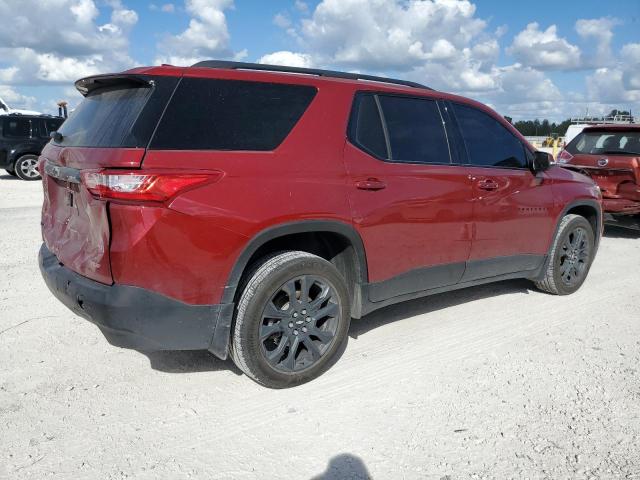 1GNERJKWXMJ183899 - 2021 CHEVROLET TRAVERSE RS RED photo 3