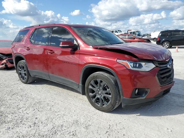 1GNERJKWXMJ183899 - 2021 CHEVROLET TRAVERSE RS RED photo 4