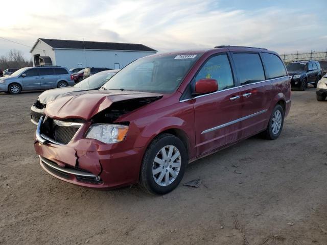 2C4RC1BG5FR662217 - 2015 CHRYSLER TOWN & COU TOURING ბურგუნდია ფოტო 1
