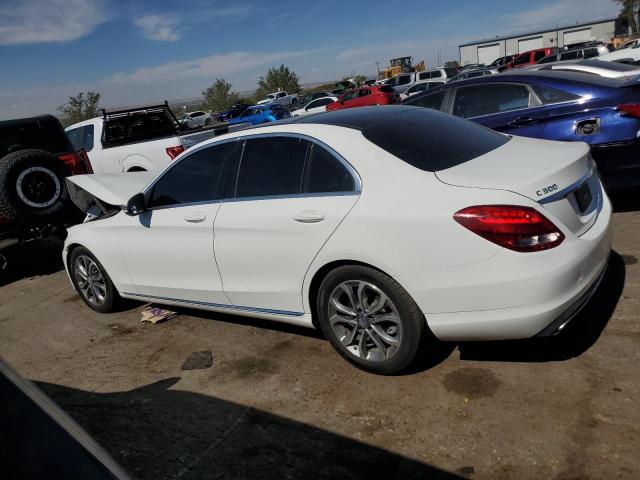 55SWF4JB8HU184096 - 2017 MERCEDES-BENZ C 300 WHITE photo 2