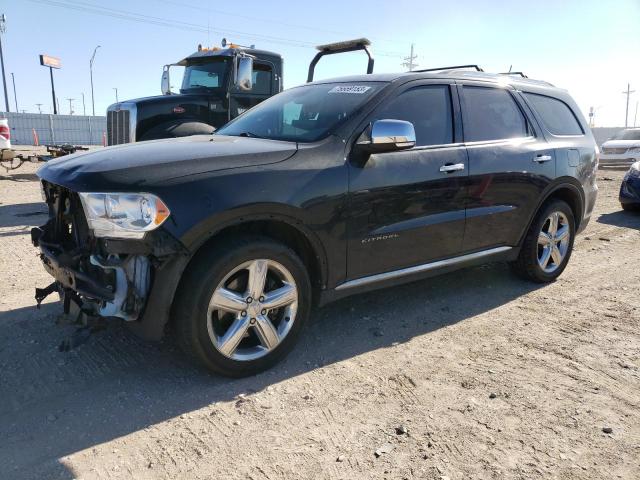 1C4RDJEGXDC651714 - 2013 DODGE DURANGO CITADEL BLACK photo 1