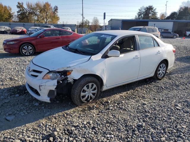 2T1BU4EE8BC696060 - 2011 TOYOTA COROLLA BASE WHITE photo 1