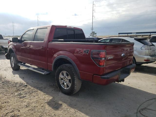 1FTFW1EFXEFA06646 - 2014 FORD F150 SUPERCREW BURGUNDY photo 2