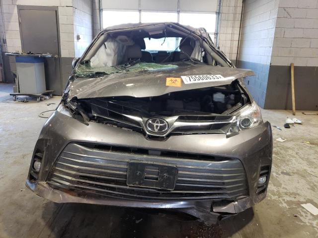 5TDYZ3DC8KS002948 - 2019 TOYOTA SIENNA XLE GRAY photo 5