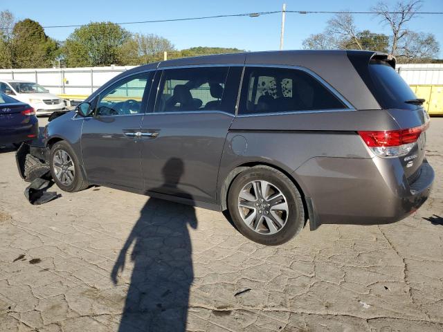 5FNRL5H91EB003979 - 2014 HONDA ODYSSEY TOURING GRAY photo 2