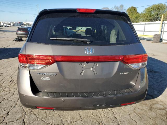 5FNRL5H91EB003979 - 2014 HONDA ODYSSEY TOURING GRAY photo 6