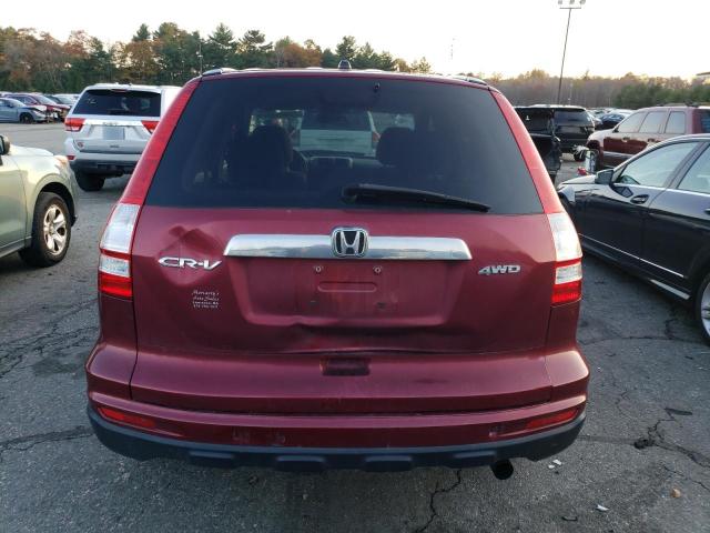 5J6RE4H52BL012193 - 2011 HONDA CR-V EX RED photo 6