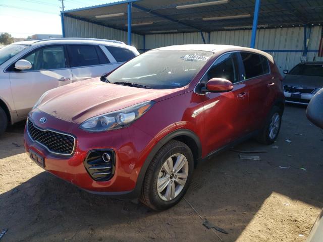 KNDPMCAC9J7332167 - 2018 KIA SPORTAGE LX RED photo 1