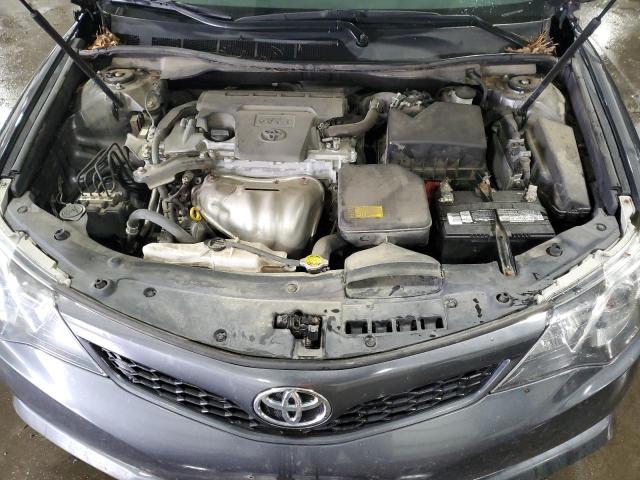 4T1BF1FK2CU103256 - 2012 TOYOTA CAMRY BASE GRAY photo 11