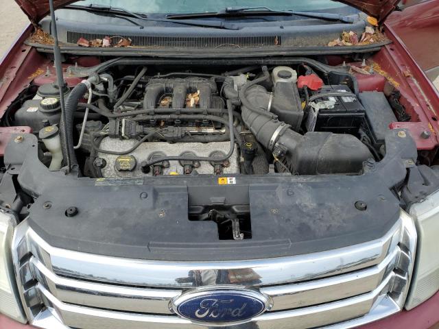 1FMDK05W58GA43546 - 2008 FORD TAURUS X SEL BURGUNDY photo 12