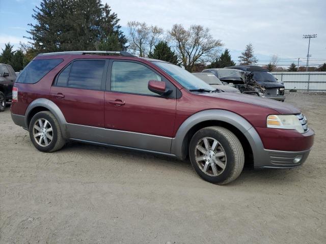 1FMDK05W58GA43546 - 2008 FORD TAURUS X SEL BURGUNDY photo 4