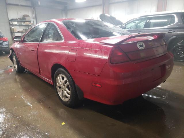 1HGCG22521A009955 - 2001 HONDA ACCORD EX RED photo 2