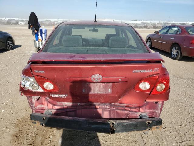 1NXBR32E28Z976841 - 2008 TOYOTA COROLLA CE RED photo 6