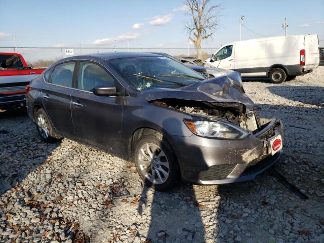 3N1AB7AP7HY313618 - 2017 NISSAN SENTRA S GRAY photo 4