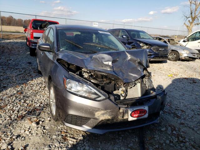 3N1AB7AP7HY313618 - 2017 NISSAN SENTRA S GRAY photo 5