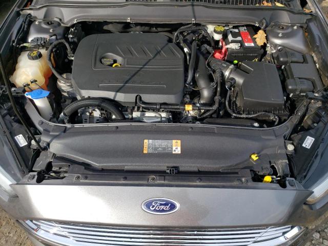 3FA6P0HD4ER231977 - 2014 FORD FUSION SE GRAY photo 11