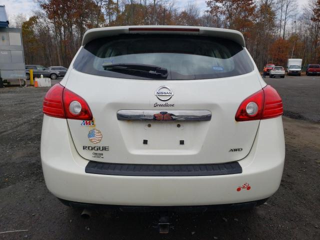 JN8AS5MV0DW619142 - 2013 NISSAN ROGUE S WHITE photo 6