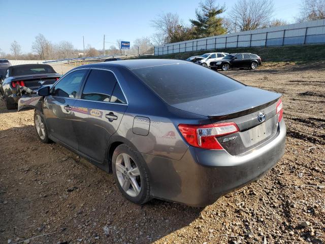 4T1BD1FK1EU121935 - 2014 TOYOTA CAMRY HYBRID GRAY photo 2