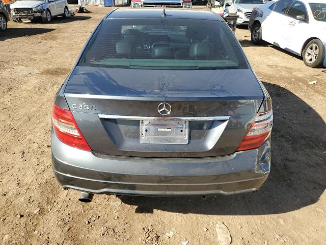 WDDGF4HB3DA750881 - 2013 MERCEDES-BENZ C 250 GRAY photo 6