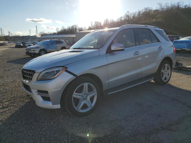 4JGDA5HB6EA406623 - 2014 MERCEDES-BENZ ML350 350 4MATIC SILVER photo 1