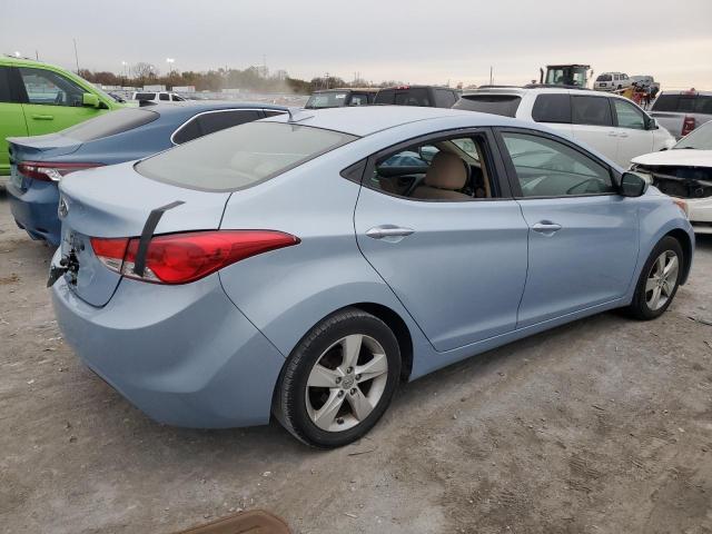 KMHDH4AE4DU725574 - 2013 HYUNDAI ELANTRA GLS BLUE photo 3