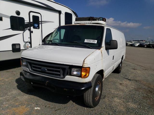 1FTSS34L34HA53503 - 2004 FORD ECONOLINE E350 SUPER DUTY VAN WHITE photo 1