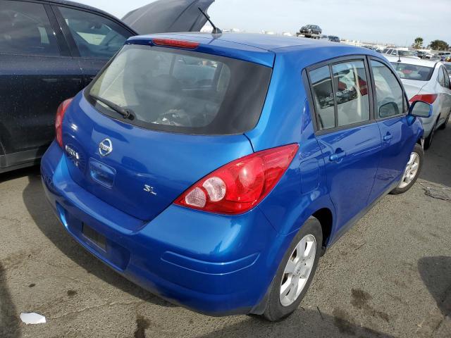 3N1BC13E07L442421 - 2007 NISSAN VERSA S BLUE photo 3