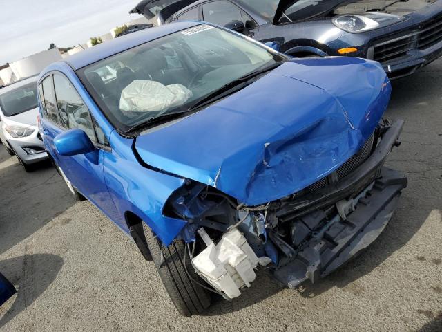 3N1BC13E07L442421 - 2007 NISSAN VERSA S BLUE photo 4