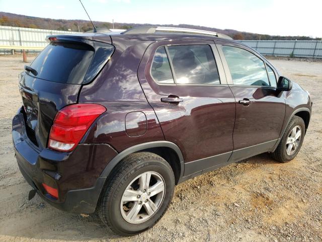 KL7CJPSM2NB523628 - 2022 CHEVROLET TRAX 1LT BROWN photo 3