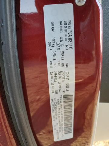 2C4RC1EGXJR108384 - 2018 CHRYSLER PACIFICA TOURING L PLUS MAROON photo 13