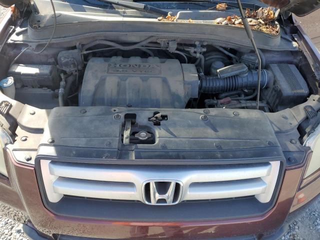 5FNYF18587B007443 - 2007 HONDA PILOT EXL BURGUNDY photo 12