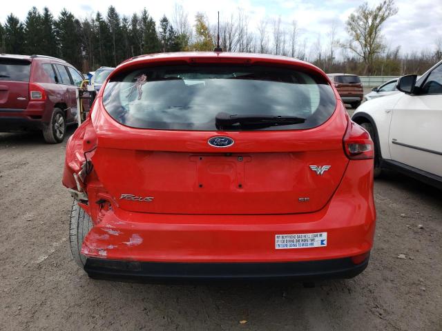 1FADP3K29GL269206 - 2016 FORD FOCUS SE RED photo 6