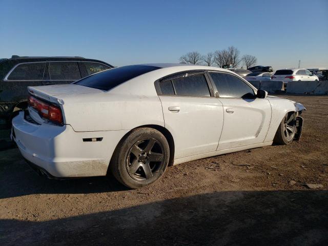 2C3CDXATXCH237294 - 2012 DODGE CHARGER POLICE WHITE photo 3
