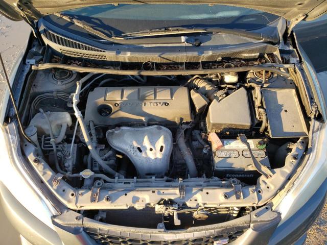 2T1LE40E69C005269 - 2009 TOYOTA COROLLA MA S GRAY photo 11