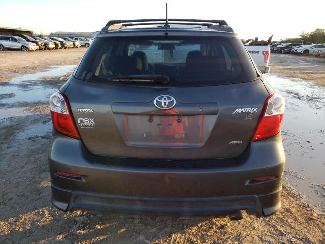 2T1LE40E69C005269 - 2009 TOYOTA COROLLA MA S GRAY photo 6
