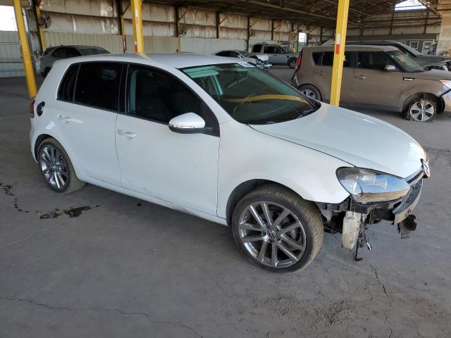 WVWDB7AJ6DW080371 - 2013 VOLKSWAGEN GOLF WHITE photo 4