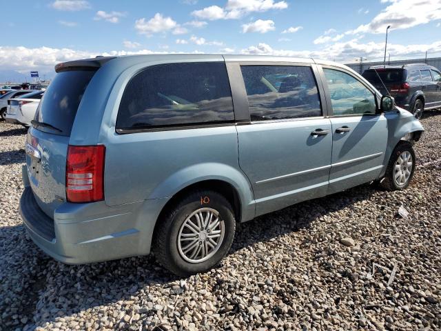 2A8HR44H38R748283 - 2008 CHRYSLER TOWN & COU LX BLUE photo 3